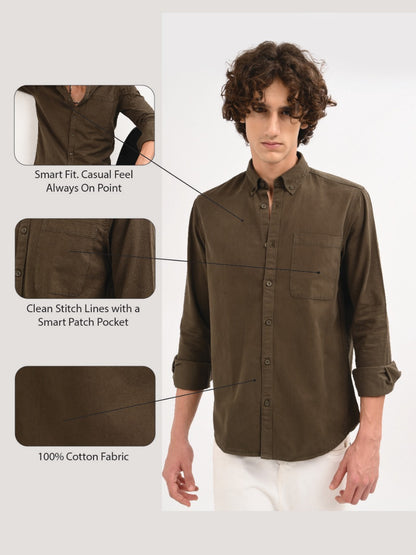 Everyday Essential Solid Shirt Olive