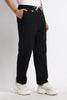 Streetwear Utility Drawcord Bottoms Black