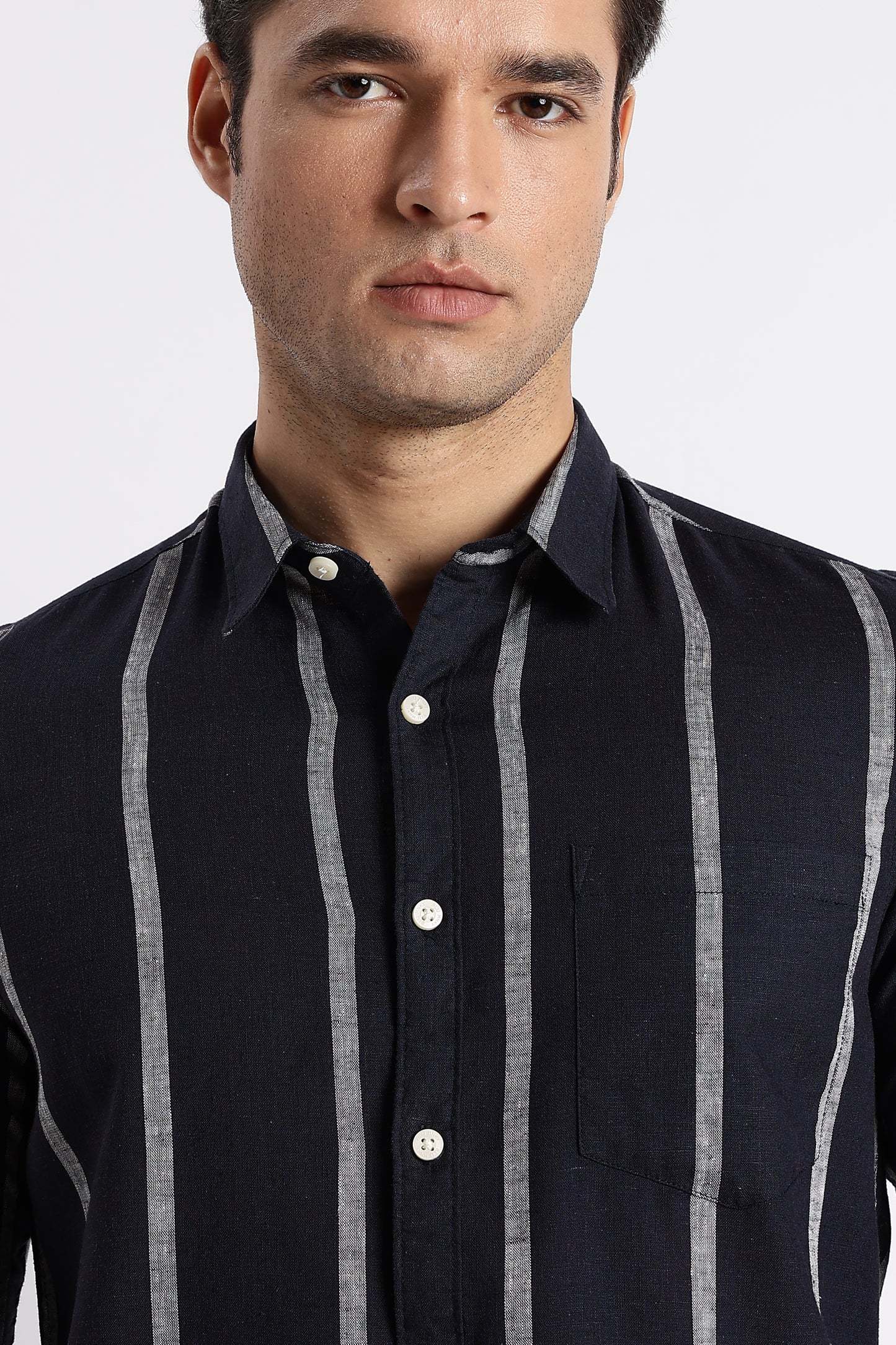 Classic Stripe Shirt Black
