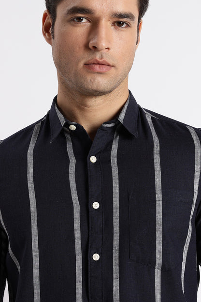 Classic Stripe Shirt Black