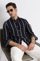Classic Stripe Shirt Black