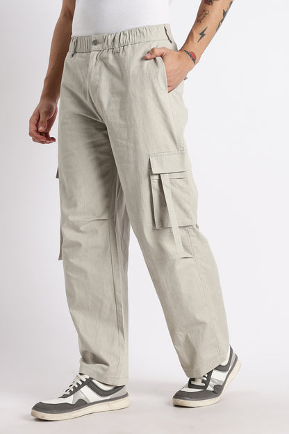 Urban Multi-Pocket Utility Bottoms Steel Grey
