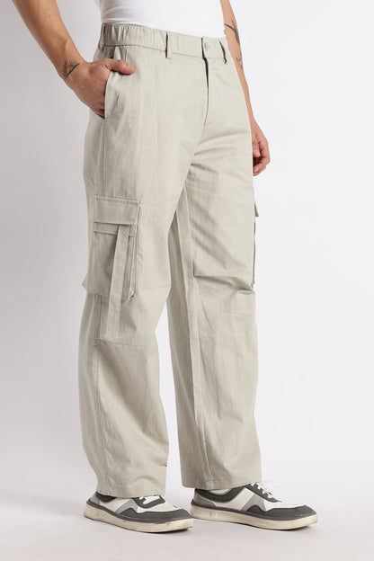 Urban Multi-Pocket Utility Bottoms Steel Grey