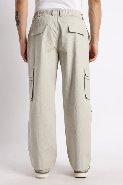 Urban Multi-Pocket Utility Bottoms Steel Grey