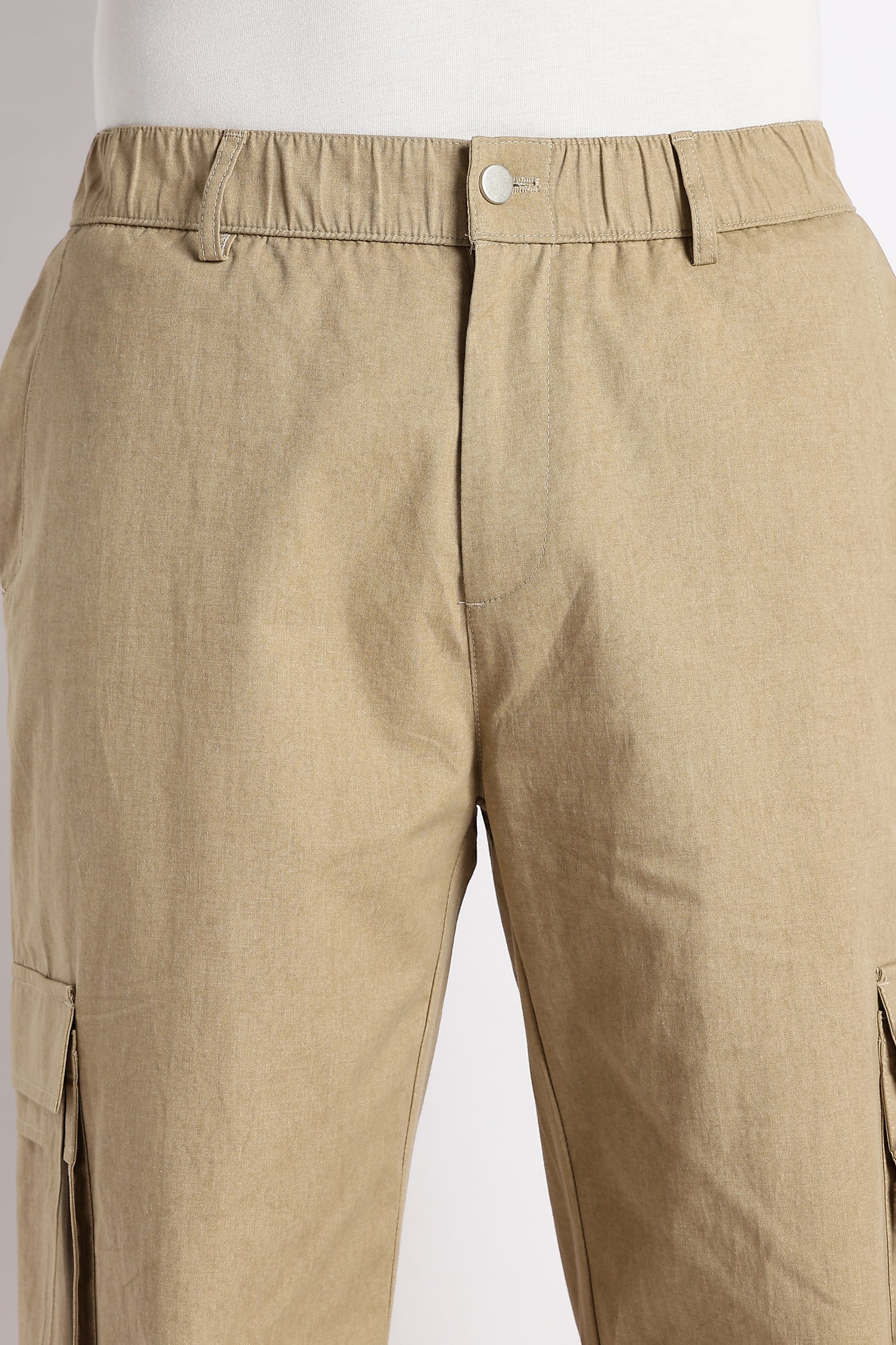 Urban Multi-Pocket Utility Bottoms Steel Khaki