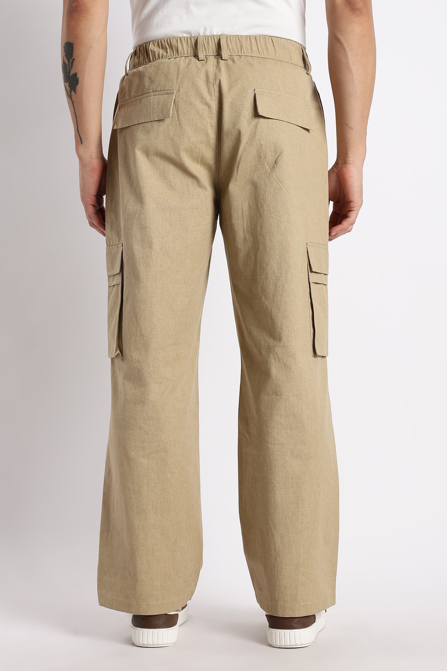Urban Multi-Pocket Utility Bottoms Steel Khaki