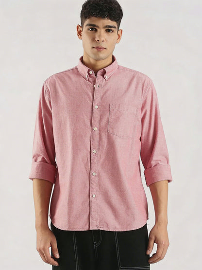 Soft Casual Shirt Red