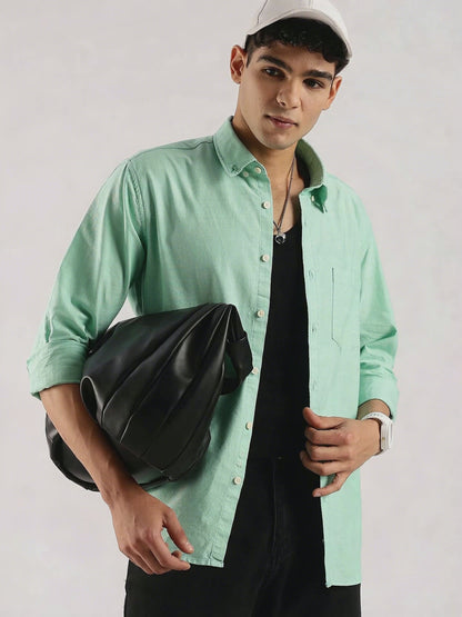 Soft Casual Shirt Lt Green